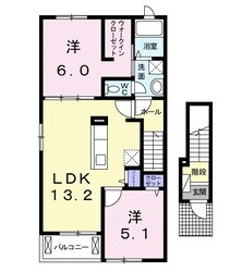 プレシャスＴ－Iの物件間取画像